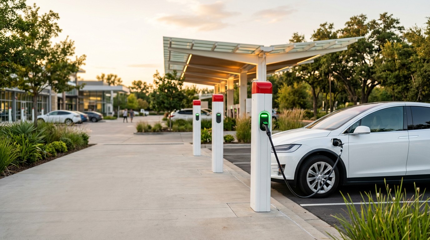 SNAK4EV station plaza